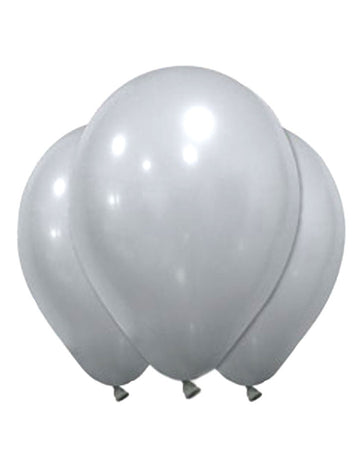 12 baloane de latex gri 28 cm