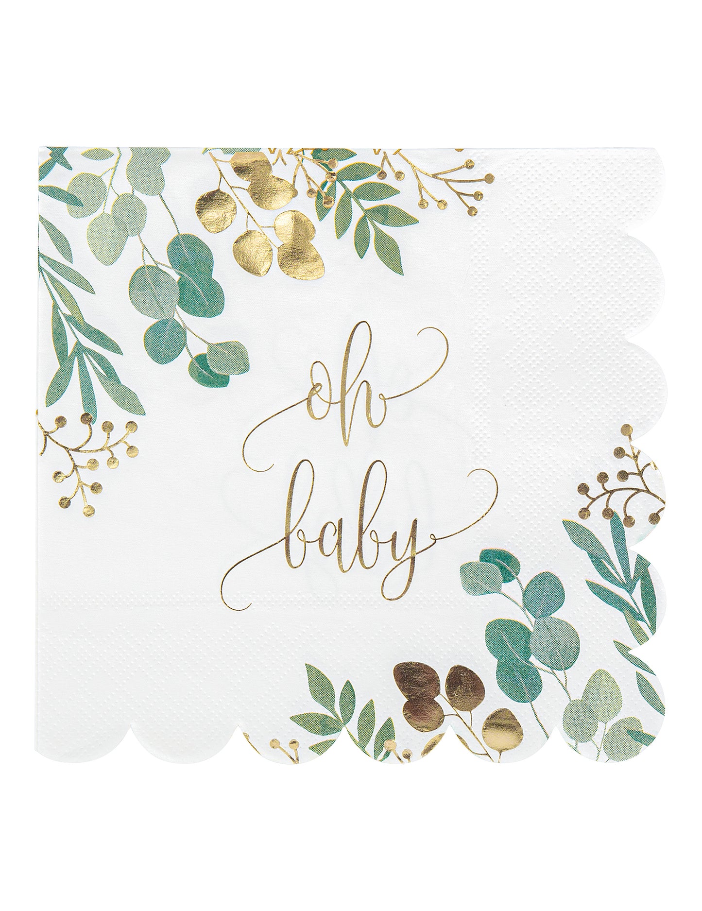 16 Oh Baby Eucalipt Gilding 33 x 33 cm Prosoape de hârtie