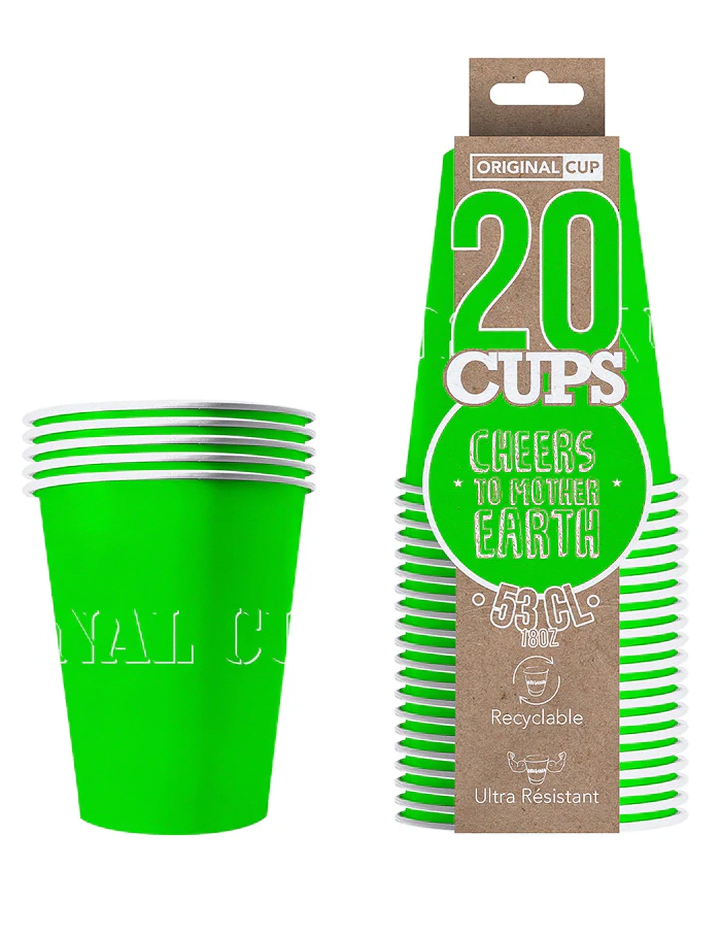 20 CUPS AMERICAN CAST CARTE CARTE GREEN 53 CL