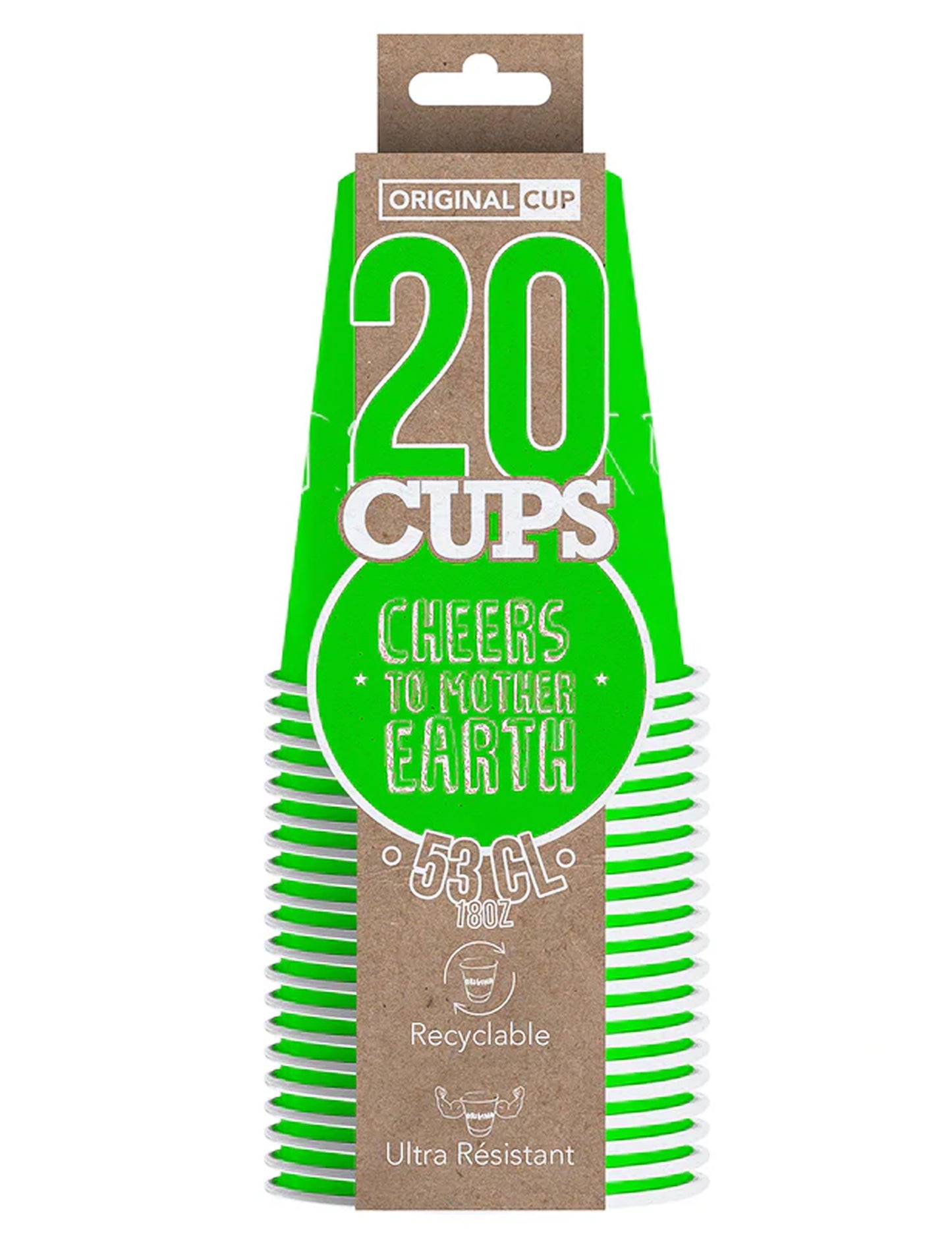 20 CUPS AMERICAN CAST CARTE CARTE GREEN 53 CL