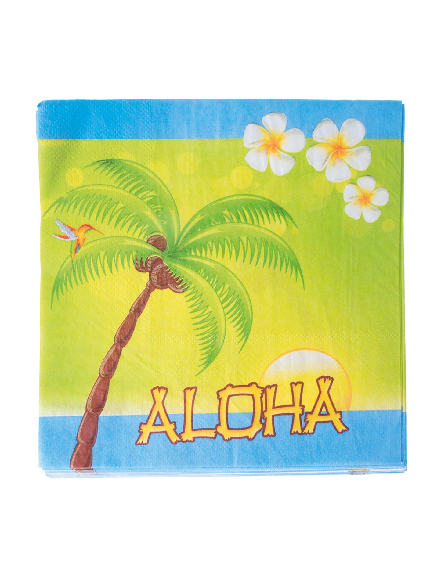 20 prosoape de hârtie Aloha 33 x 33 cm