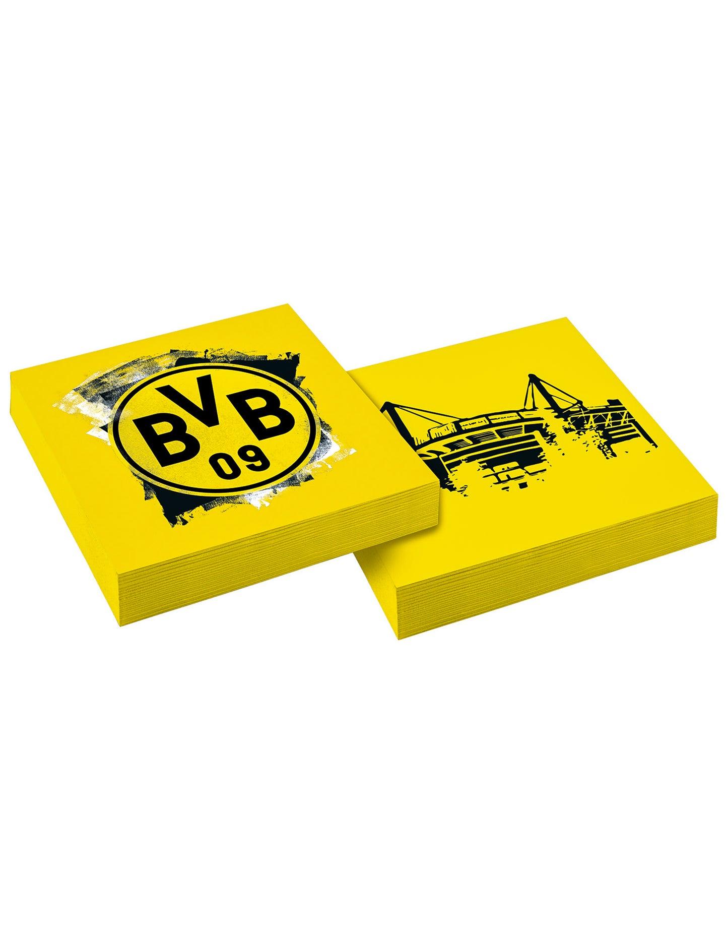 20 prosoape de hârtie Borussia Dortmund 33 x 33 cm