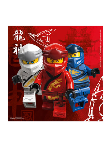 20 FSC LEGO Ninjago 33 x 33 cm Prosoape de hârtie