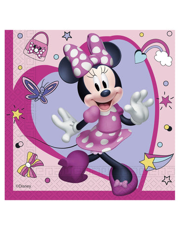 20 de prosoape de hârtie de juniori Minnie 33 x 33 cm