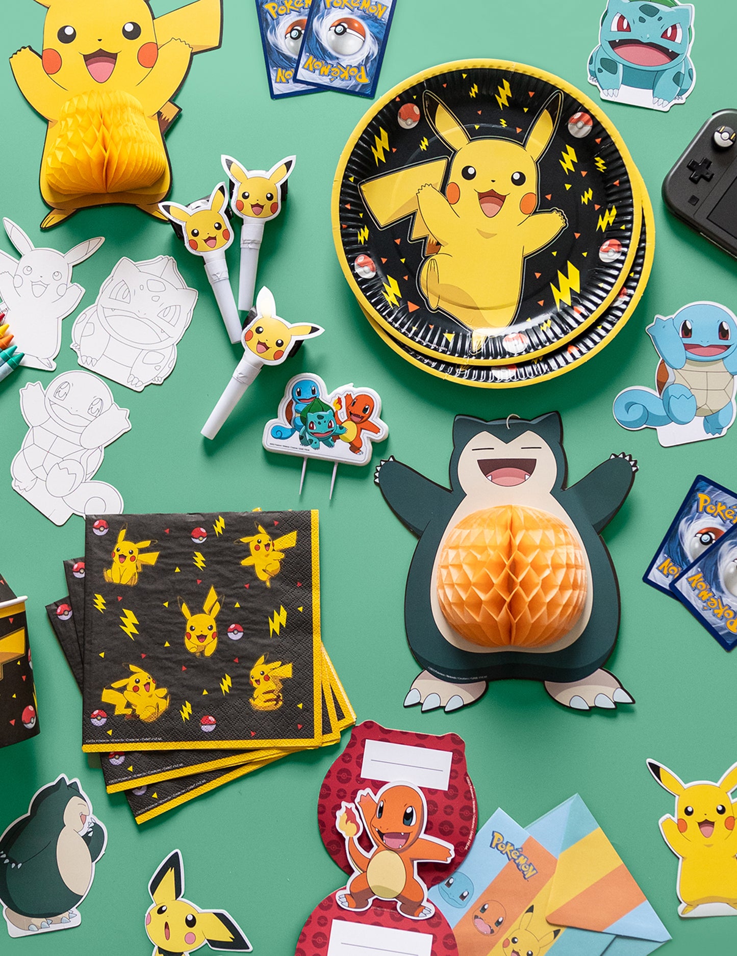 3 decorațiuni Pokémon Honeycomb