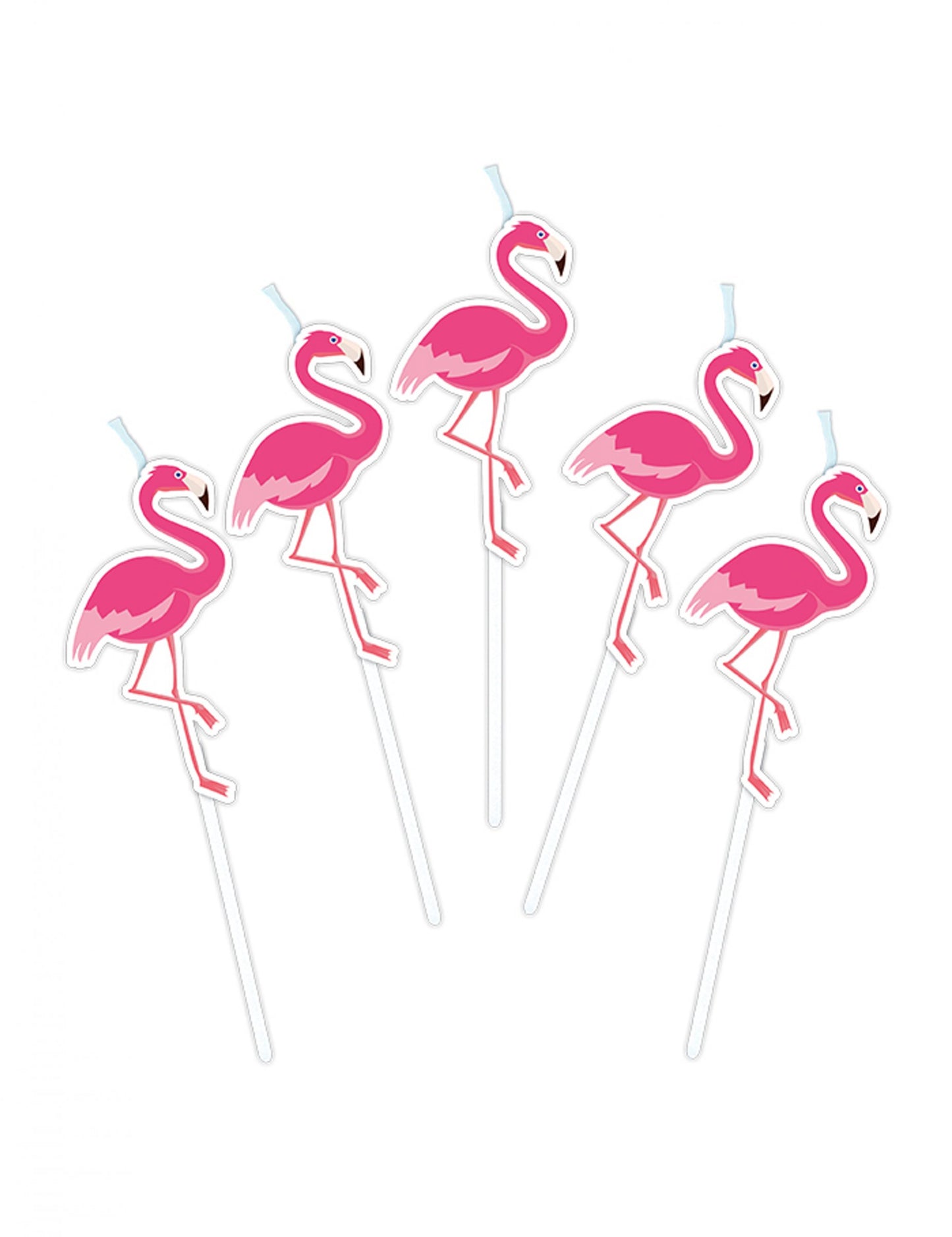 5 lumânări pe tărâmuri de petrecere flamingo 3 cm