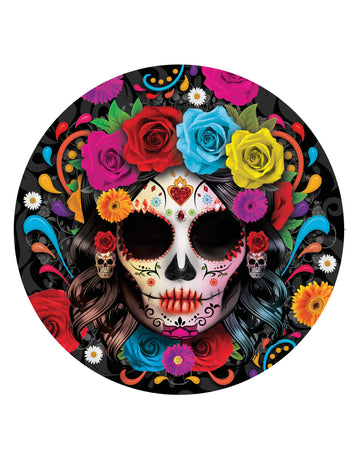 6 Catrina Dia de los Muertos 23 cm farfurii