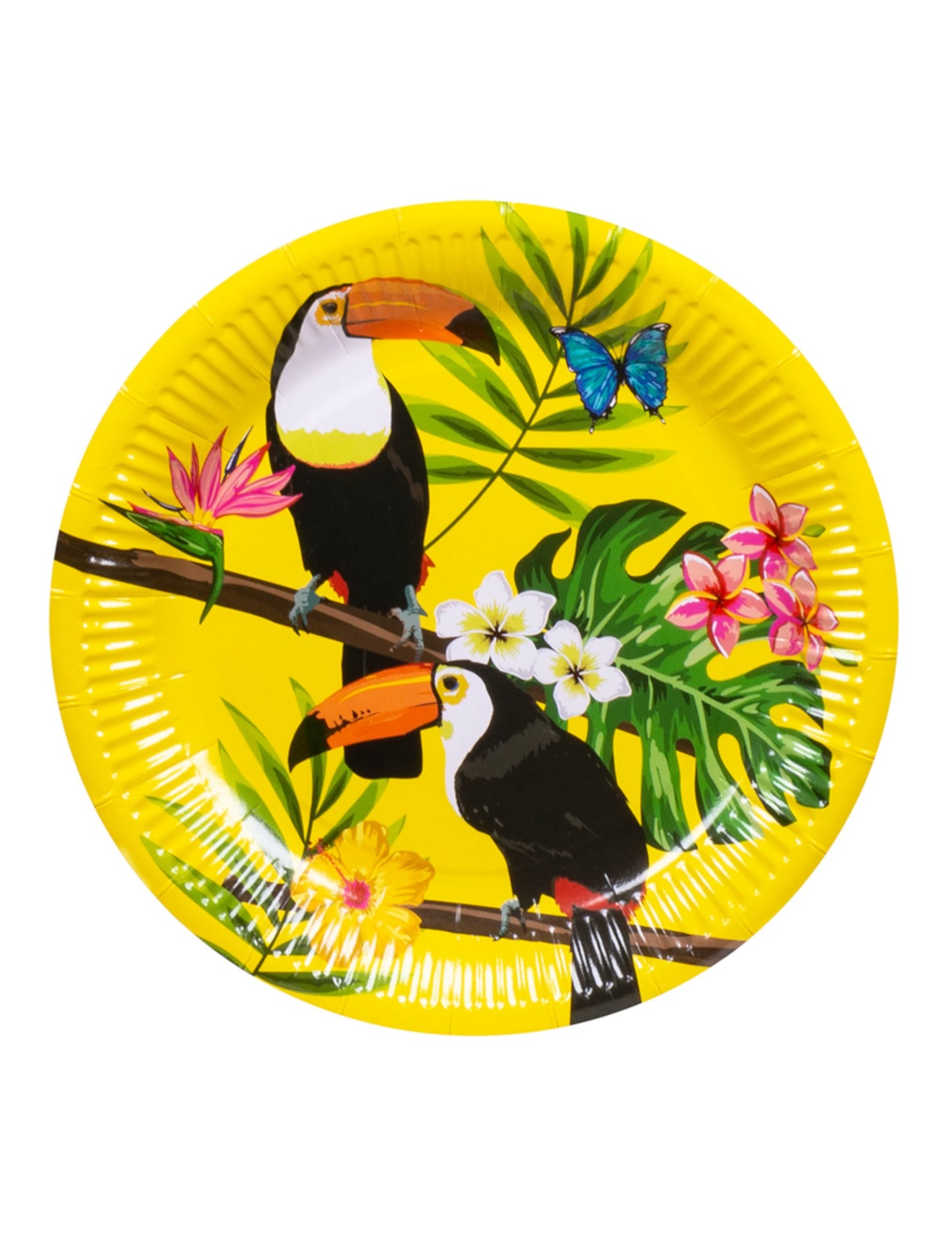 10 plăci de carton galbene Toucan 23 cm