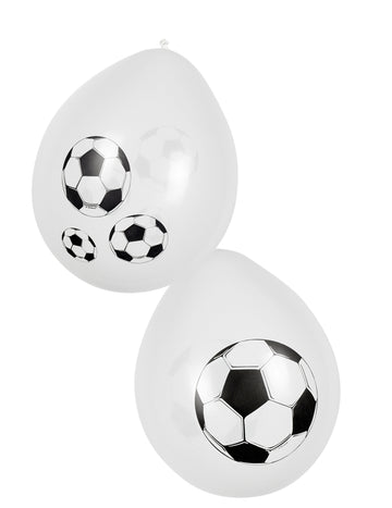 6 baloane de petrecere de fotbal 25 cm