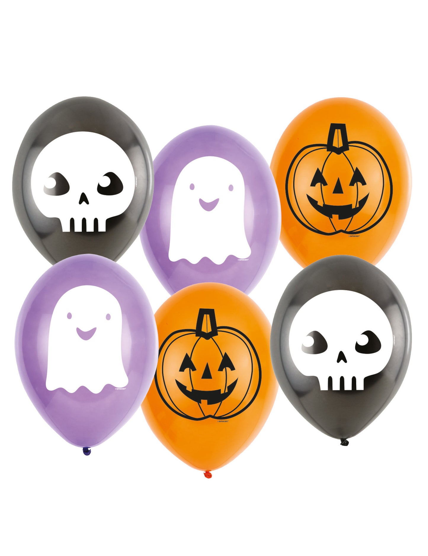 6 baloane din latex de Halloween Friends 23 cm