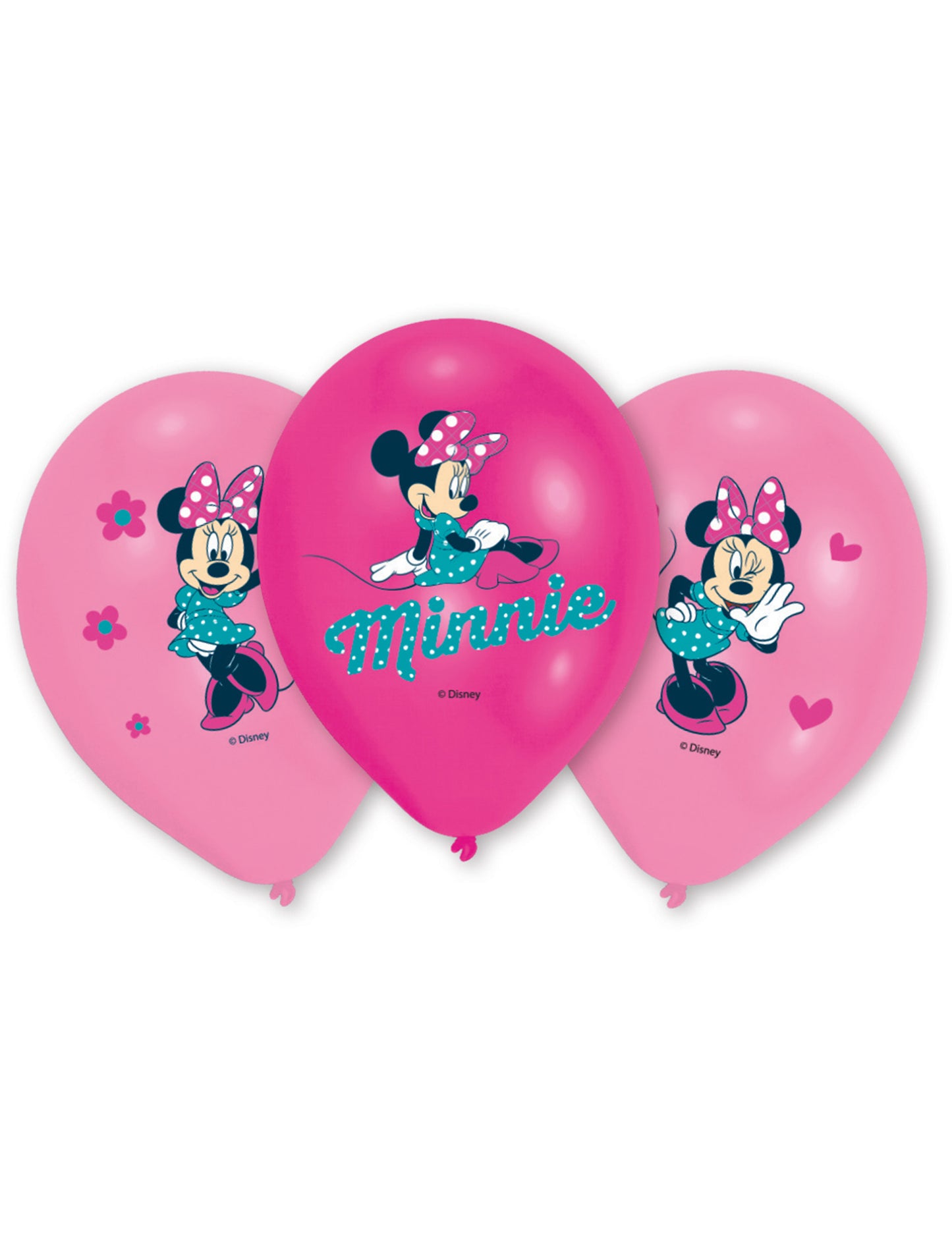 6 baloane de latex Minnie