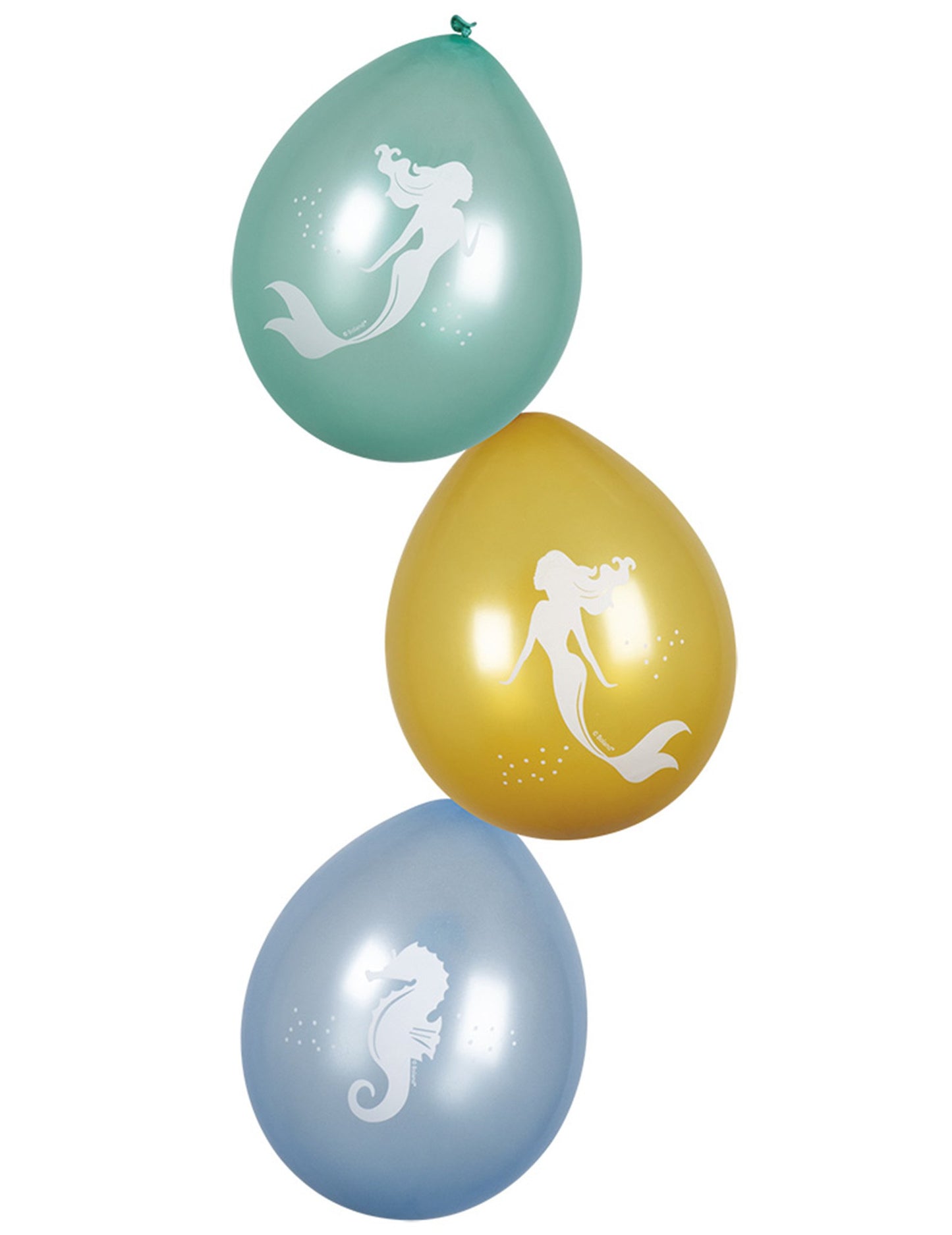 6 Lagune Mermaid Balloons 25 cm