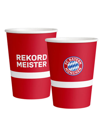 6 căni mari de carton FC Bayern Munchen 500 ml