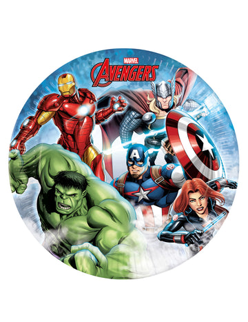 8 plăci de carton FSC 23 cm Avengers Mighty