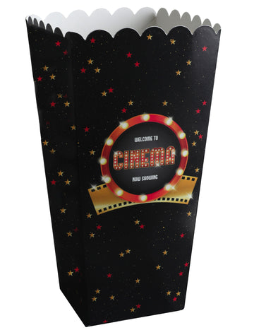 8 cornete la Popcorn Hollywood Carton 6 x 17 cm