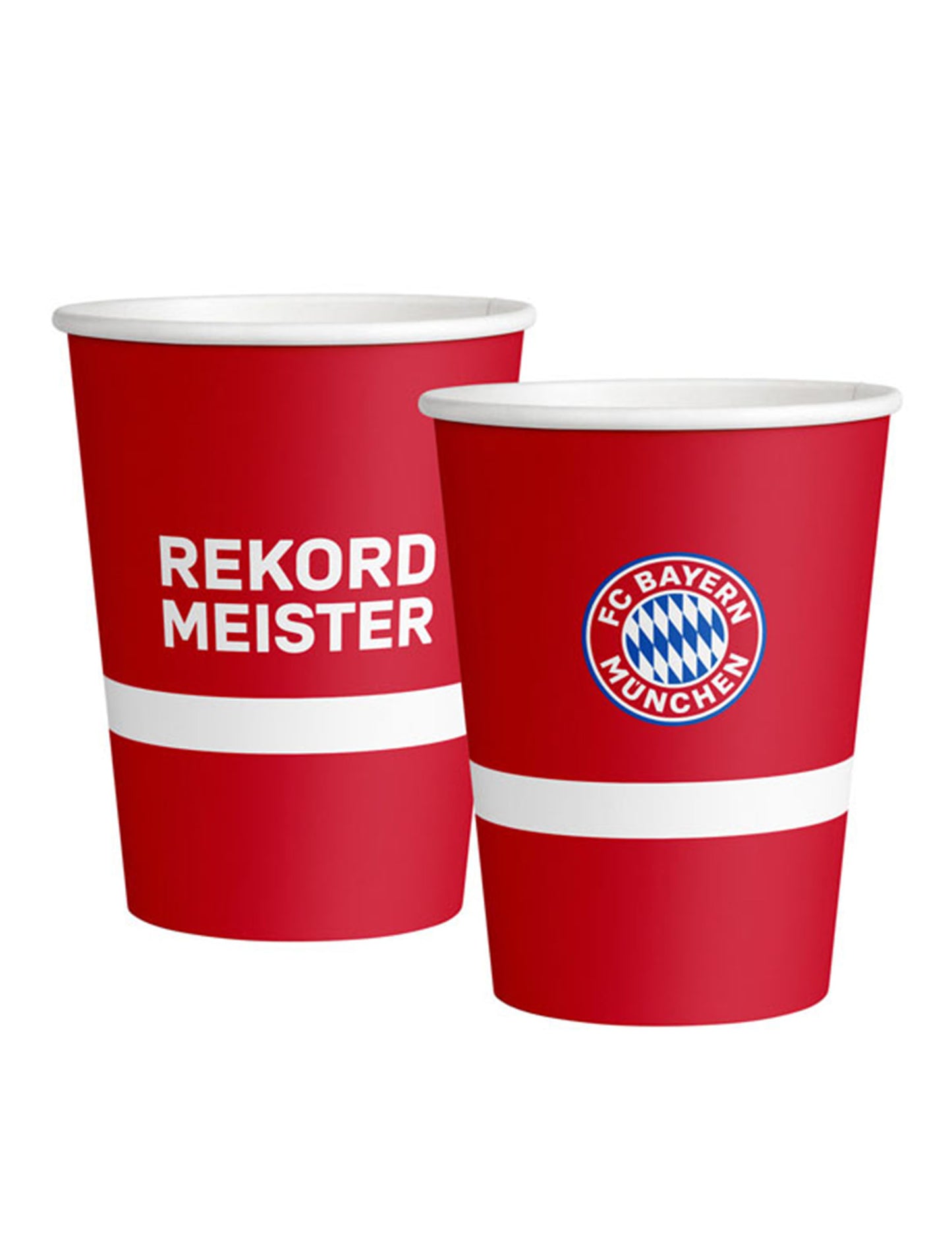 8 cupe de carton FC Bayern Munchen 250 ml