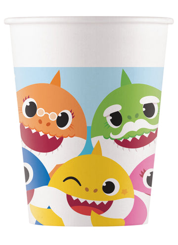 8 FSC Baby Shark 200 ml Cupa de carton