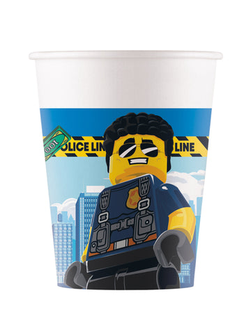 8 cupe FSC Lego City 200 ml