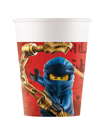 8 cupe de carton FSC LEGO Ninjago 200 ml