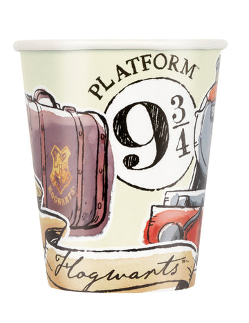 8 cupe de carton Harry Potter 270 ml