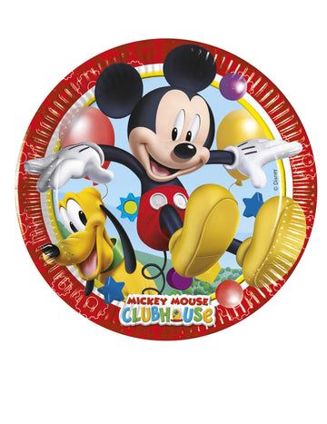 8 plăci mici de carton Mickey Mouse 20 cm