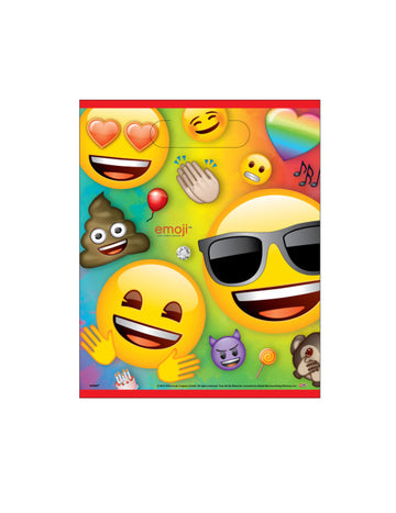 8 pungi de cadouri din plastic curcubeu emoji