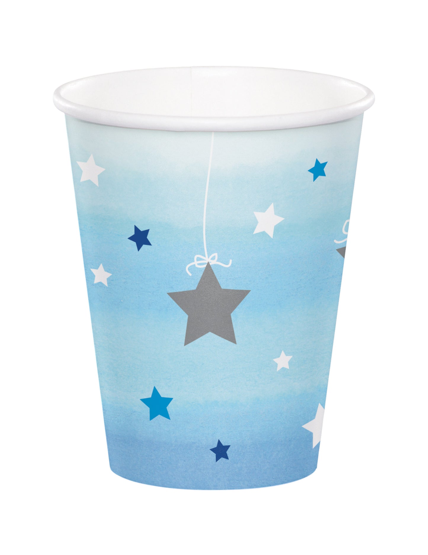 8 căni de carton One Little Star Bleus 266 ml