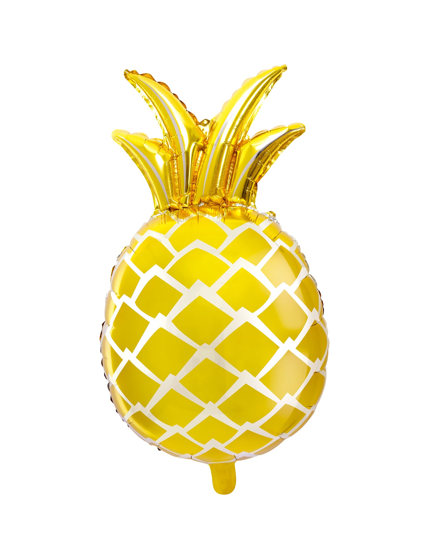 Balon de aluminiu cu ananas auriu 48 x 67 cm