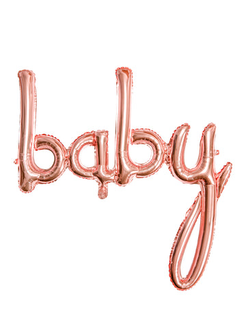 Baby Rose Gold Balon din aluminiu 73,5 x 75,5 cm