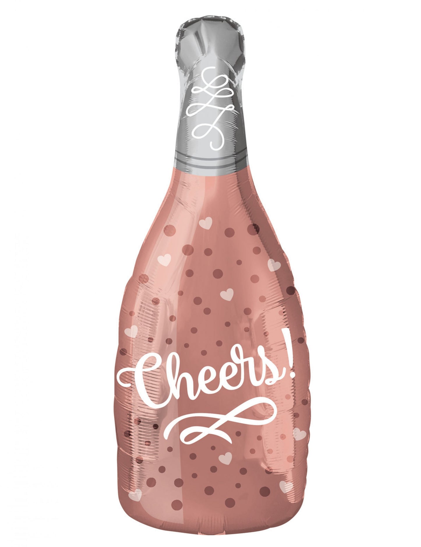 Mingea din aluminiu Cheers Champagne Rosé 25 x 66 cm