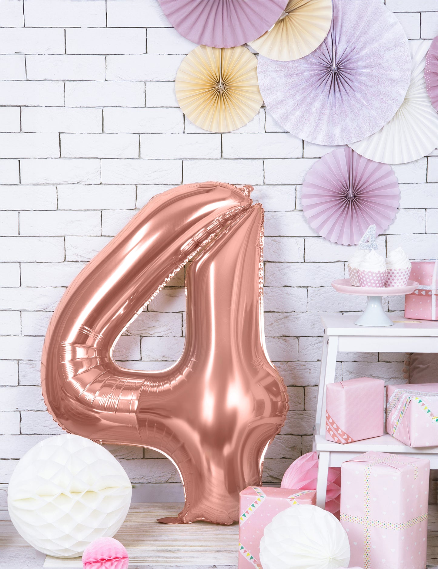 Balonul din aluminiu Rose Figure Gold 85 cm