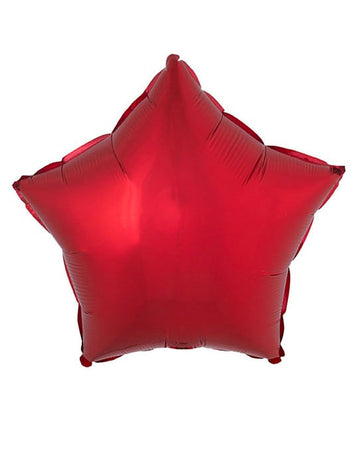 Red Star Aluminum Balloon 53 x 46 cm