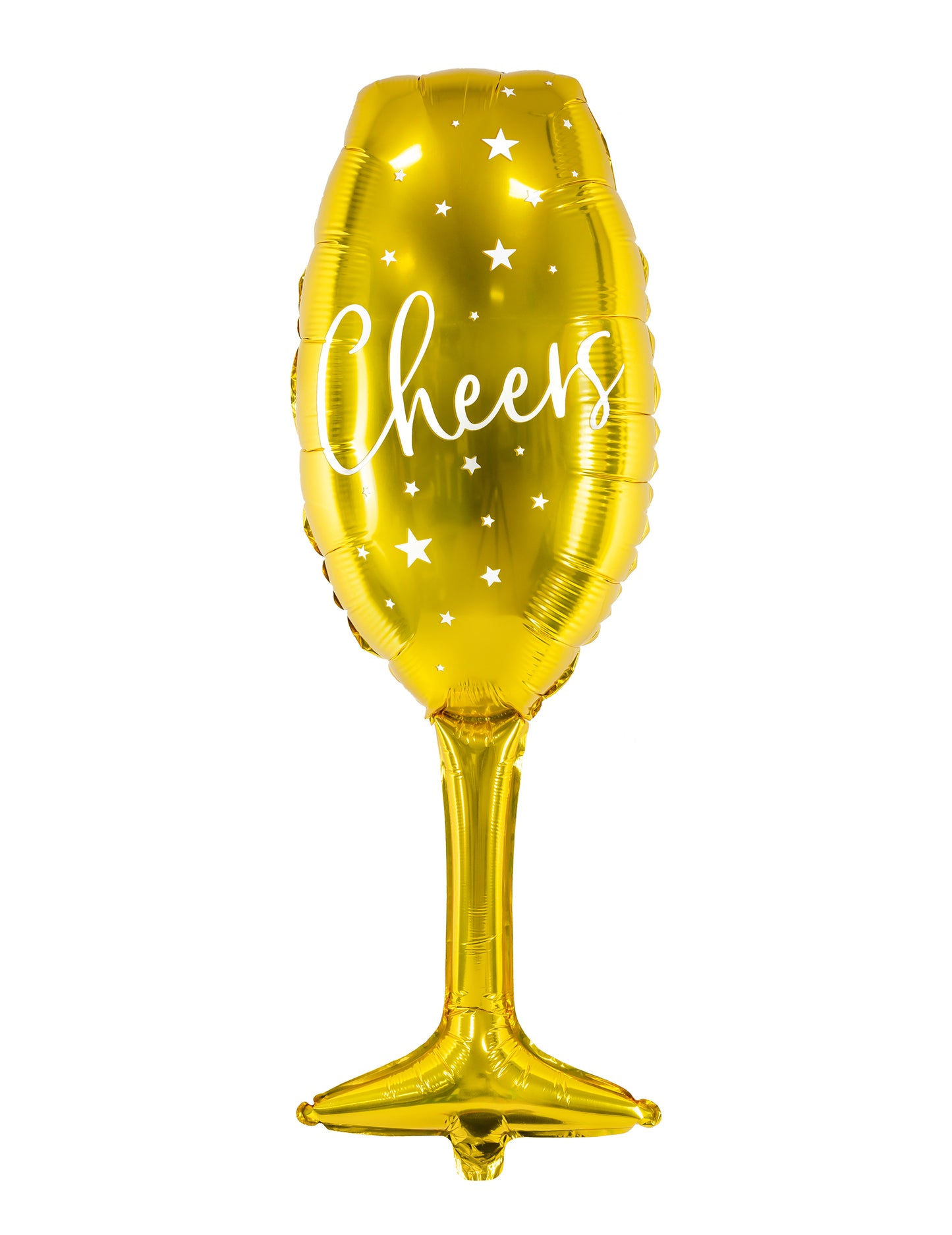 Balloon de aluminiu auriu Cheers 28 x 80 cm