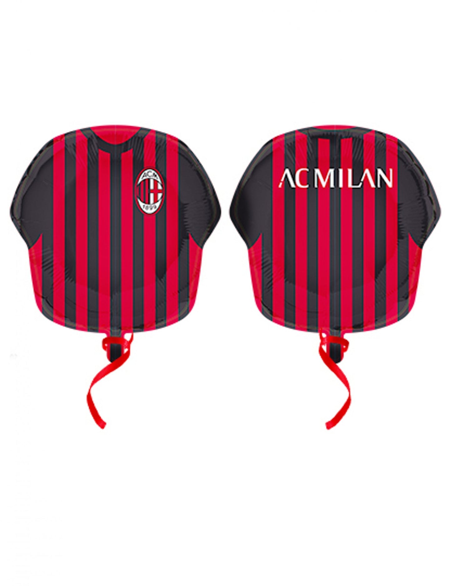 Jersey cu minge cu baloane din aluminiu AC Milan 60 cm