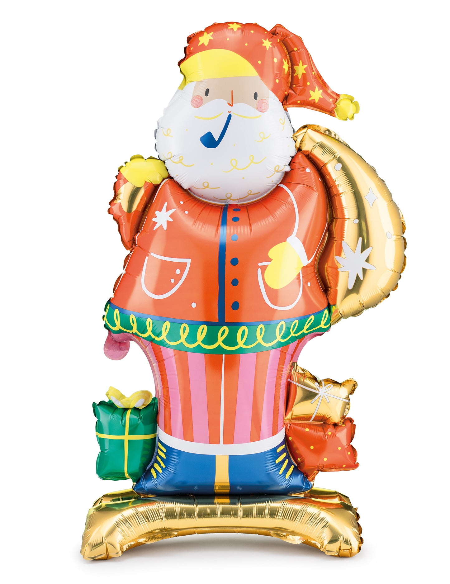 Santa Claus Aluminum Ball 63 x 106 cm