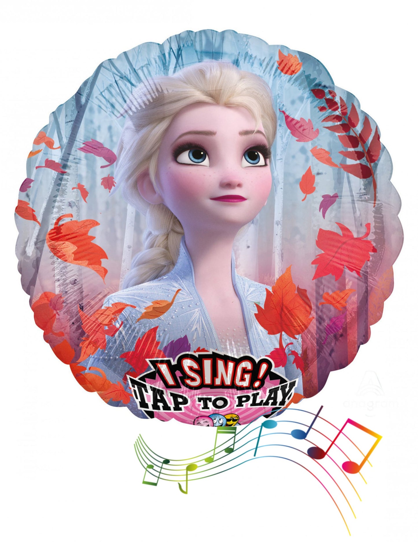 Balon muzical din aluminiu The Snow Queen 2 71 cm