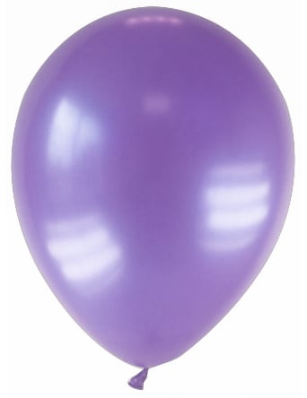 12 baloane metalice violet 28 cm