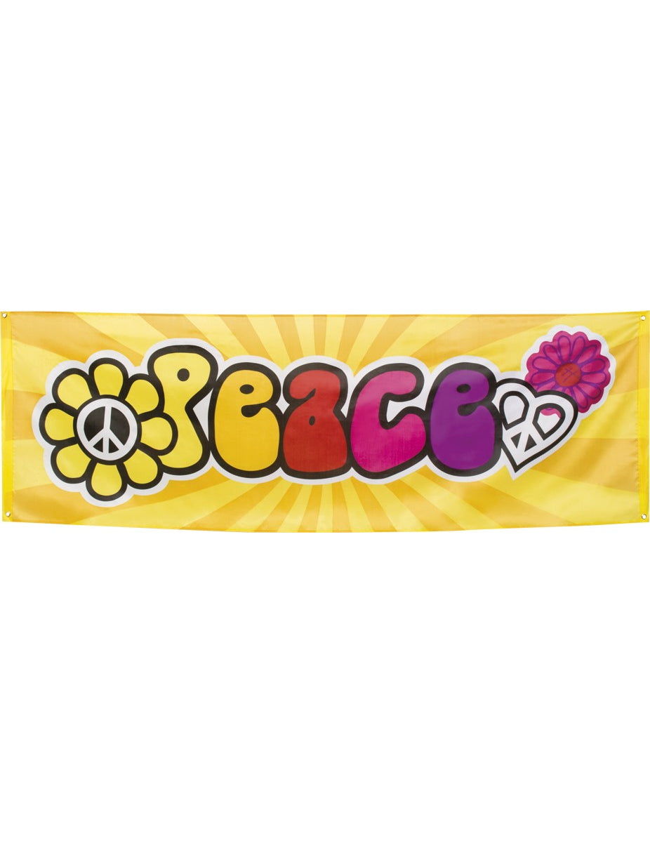 Flower Power Hippie Banner