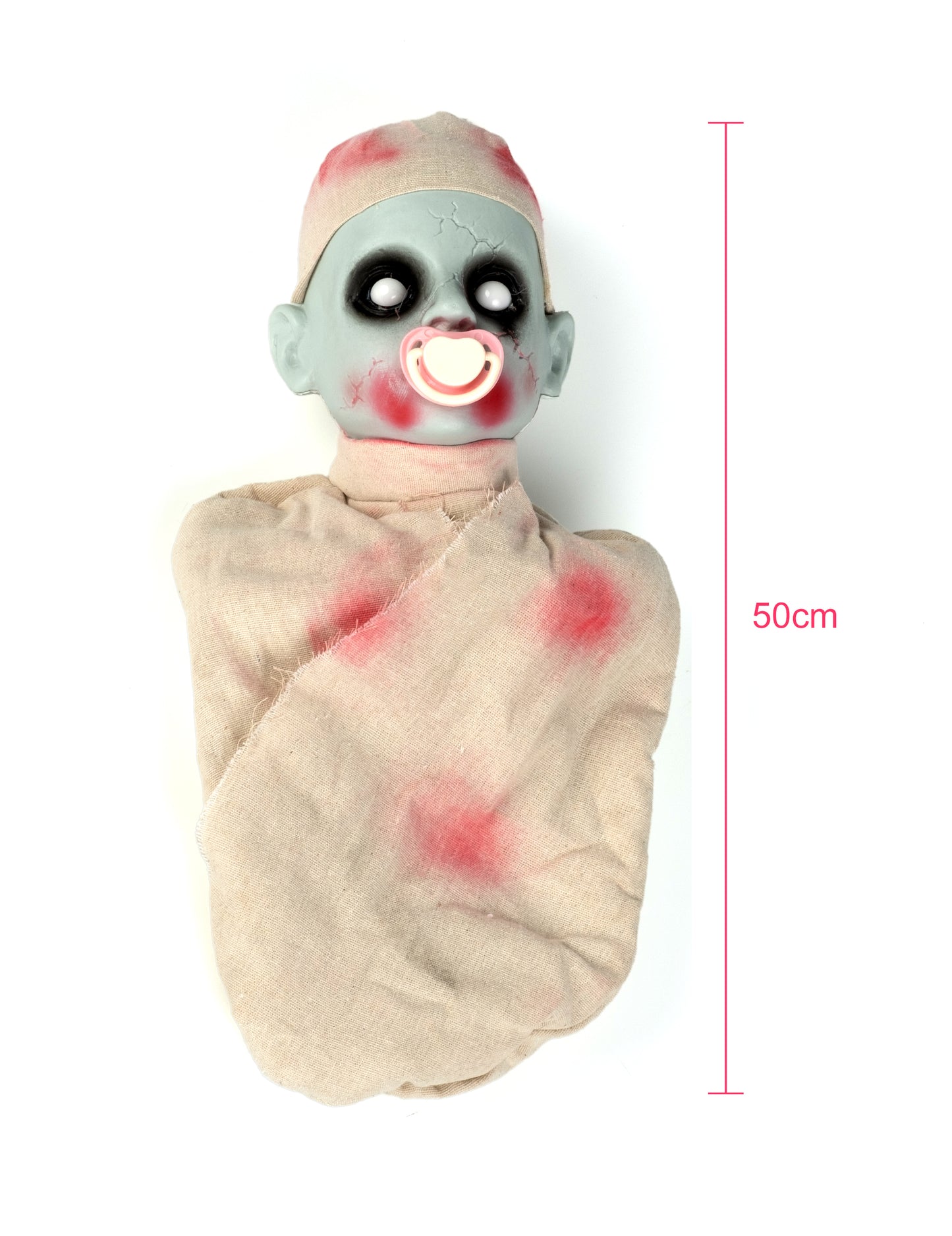 Baby Zombie sângeros și sunet sângeros și sunet 50 cm