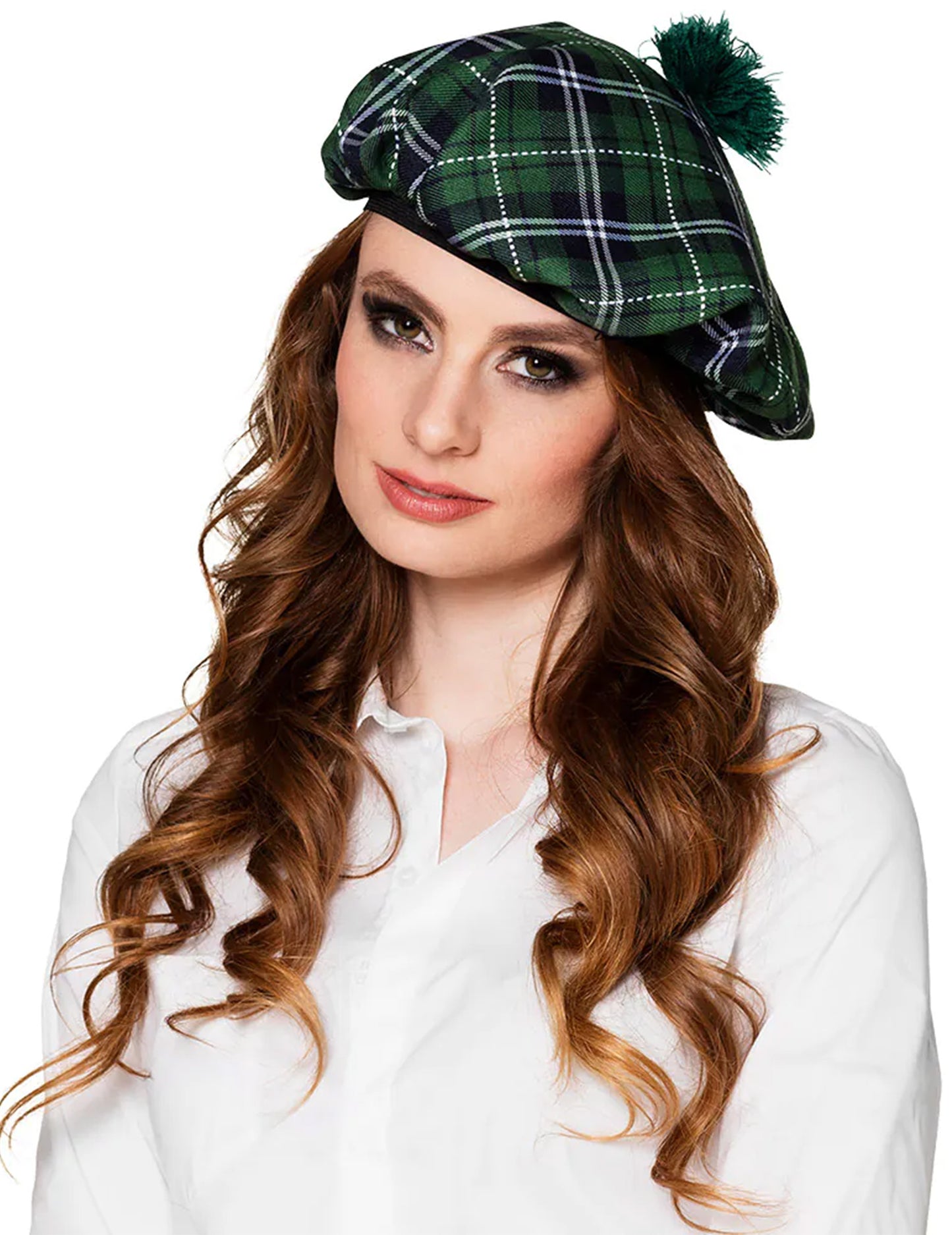 Beret scoțian verde adult