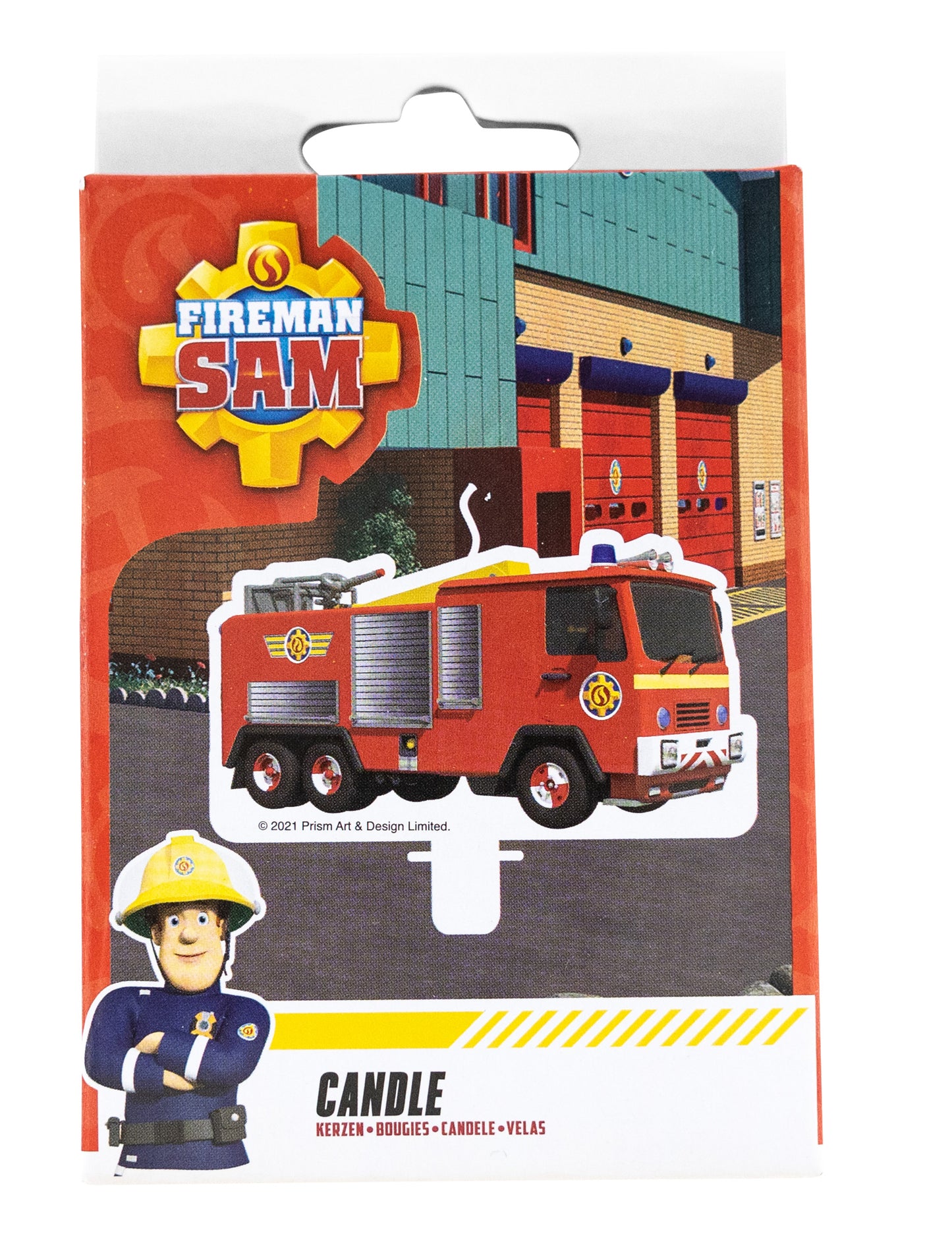 Sam Truck Birthday Candle Pompier 9 x 5 cm