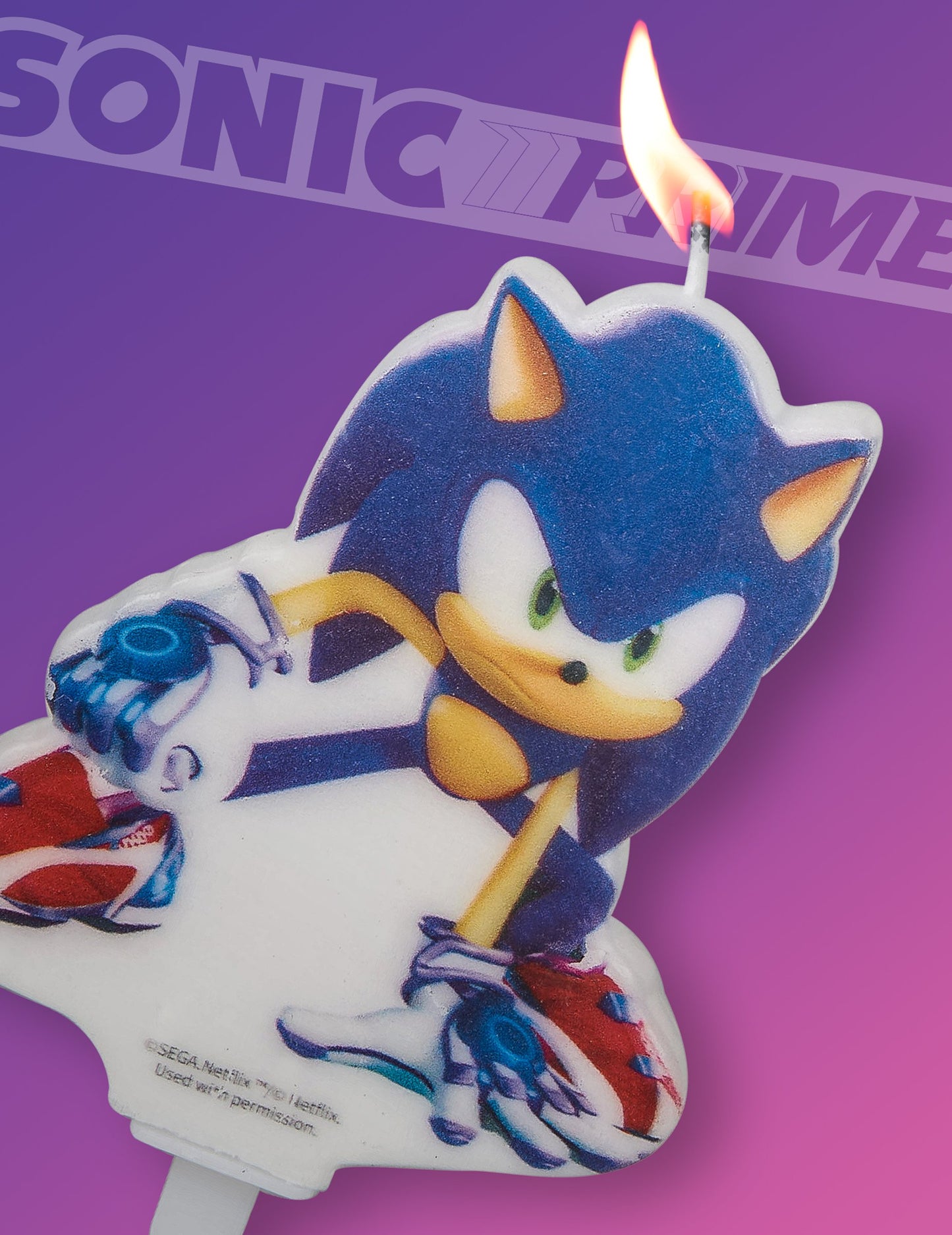 Sonic Prime 9 cm lumânare de naștere