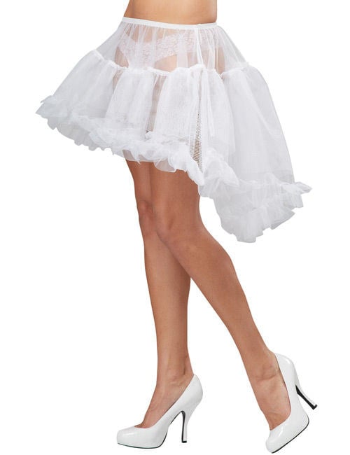 Petticoat burlesc alb