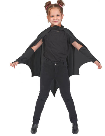 Vampire Cape Bat Noir Child Halloween