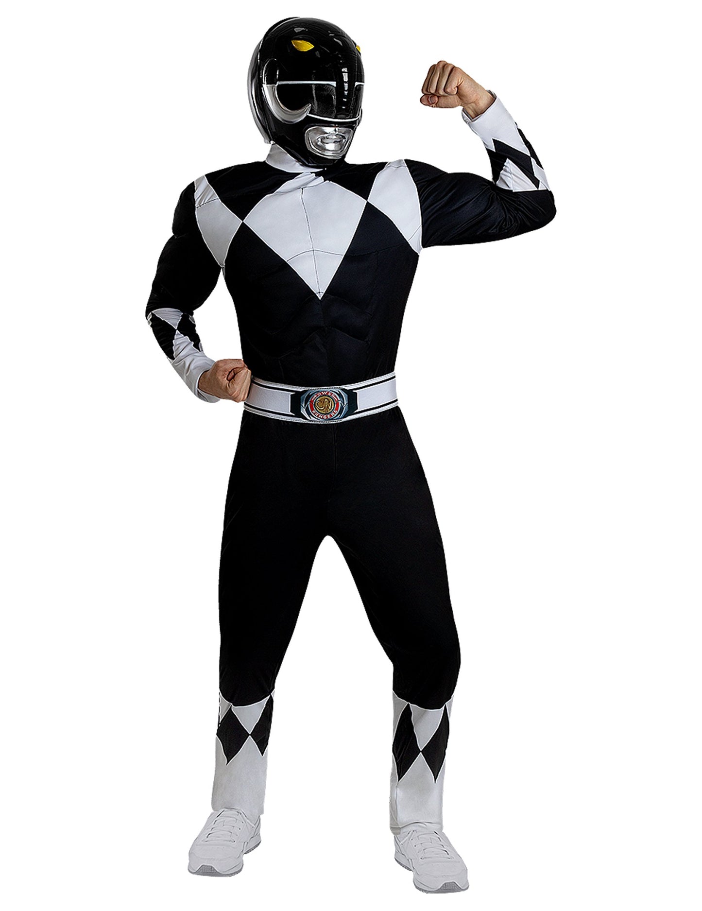 Casca Power Ranger neagra pentru adulti