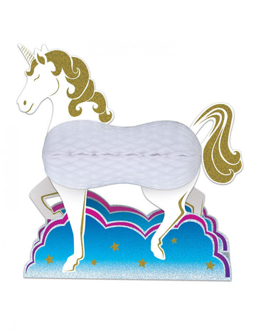 Centrul de hârtie albă unicorn 25 cm