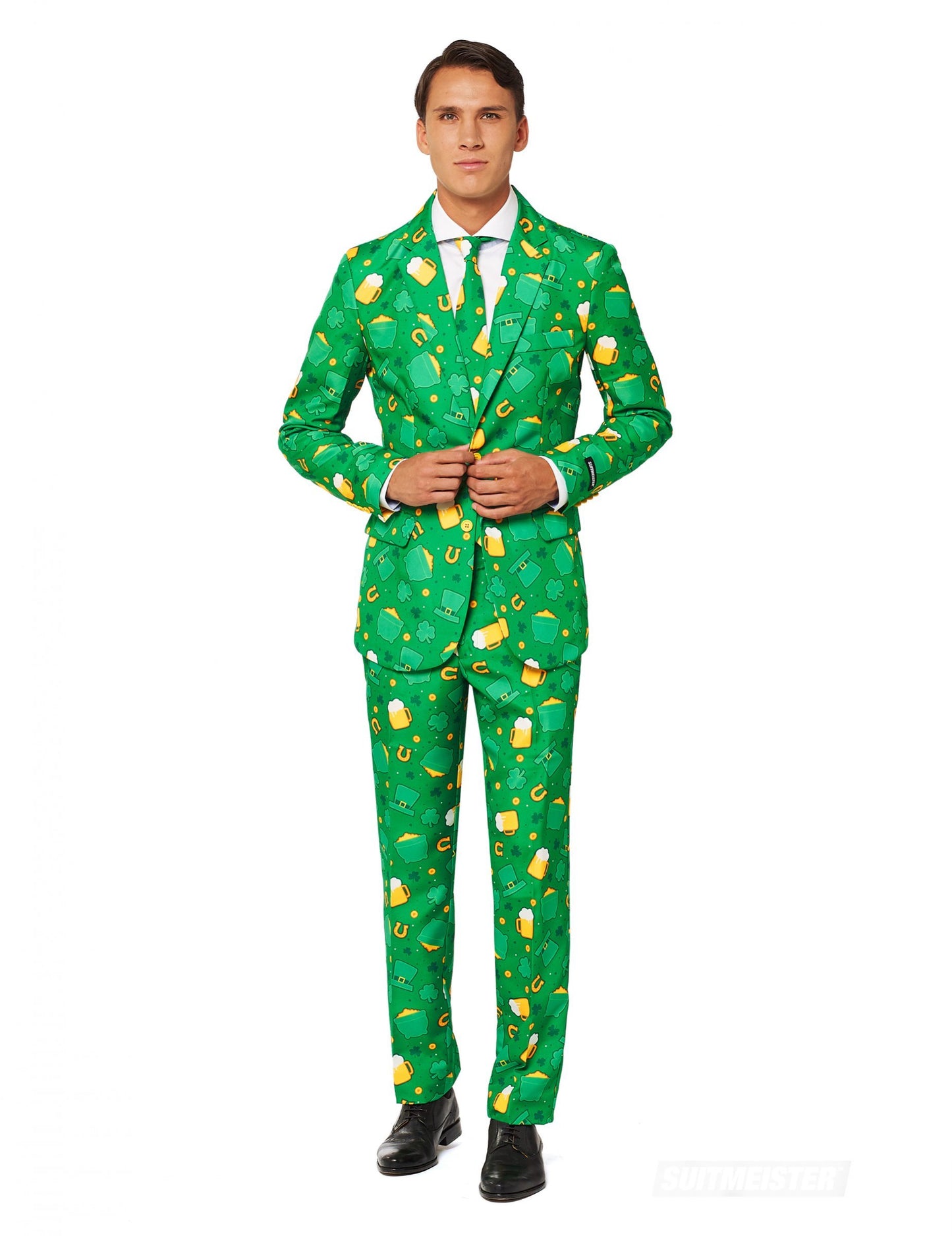 Costum Domnule Saint Patrick Man SuitMeister