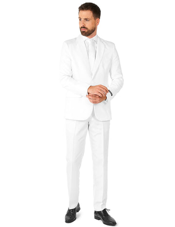 Costum Mr. Solid White Man Suitmeister