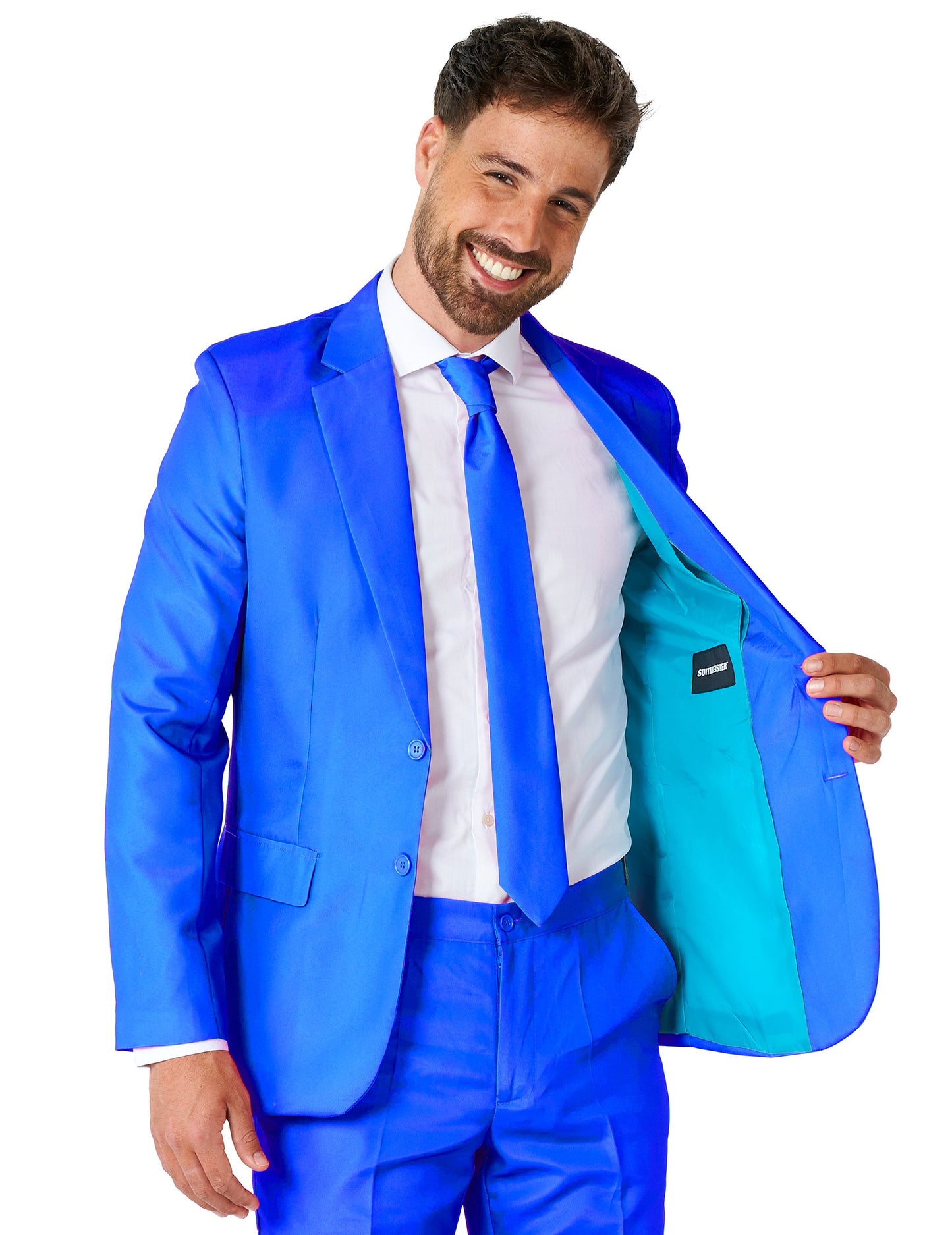 Costum Mr. Solid Bleu Man Suitmeister