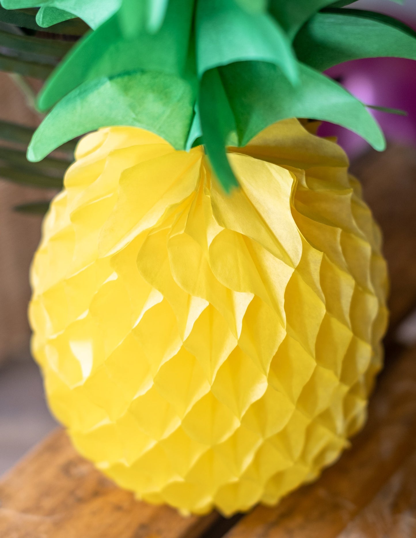 Decorare de ananas de hârtie de 35 cm